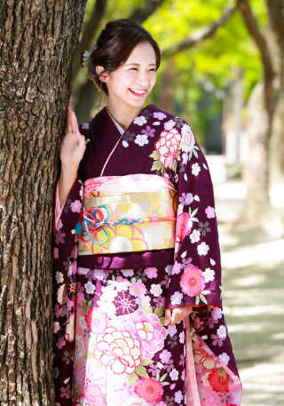 成人式前撮り写真